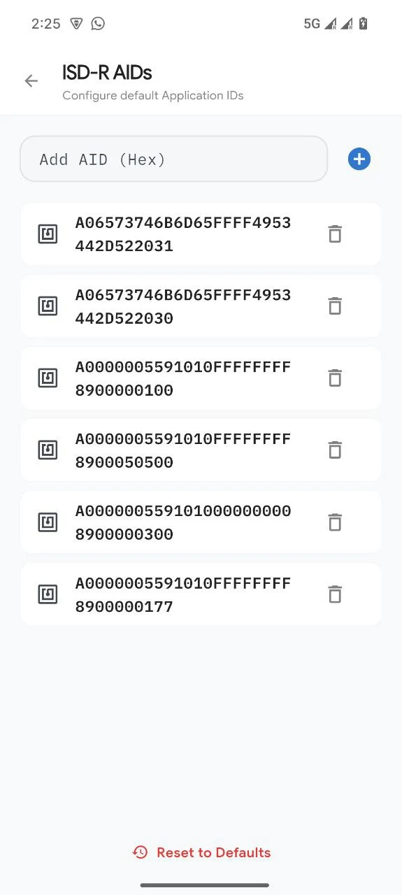 9eSIM screenshot